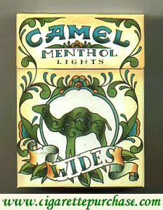 Camel Wides Menthol Lights Art Issue cigarettes hard box